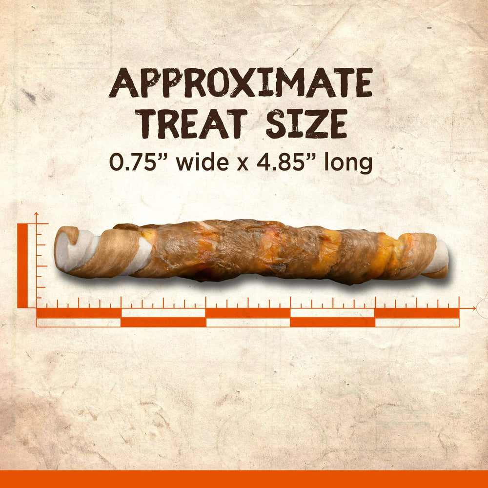 Zoe Peanut Butter Twists, práctico snack para llevar durante paseos.