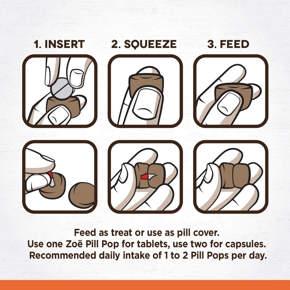 Zoë Pill Pops: sabor res jengibre para perros