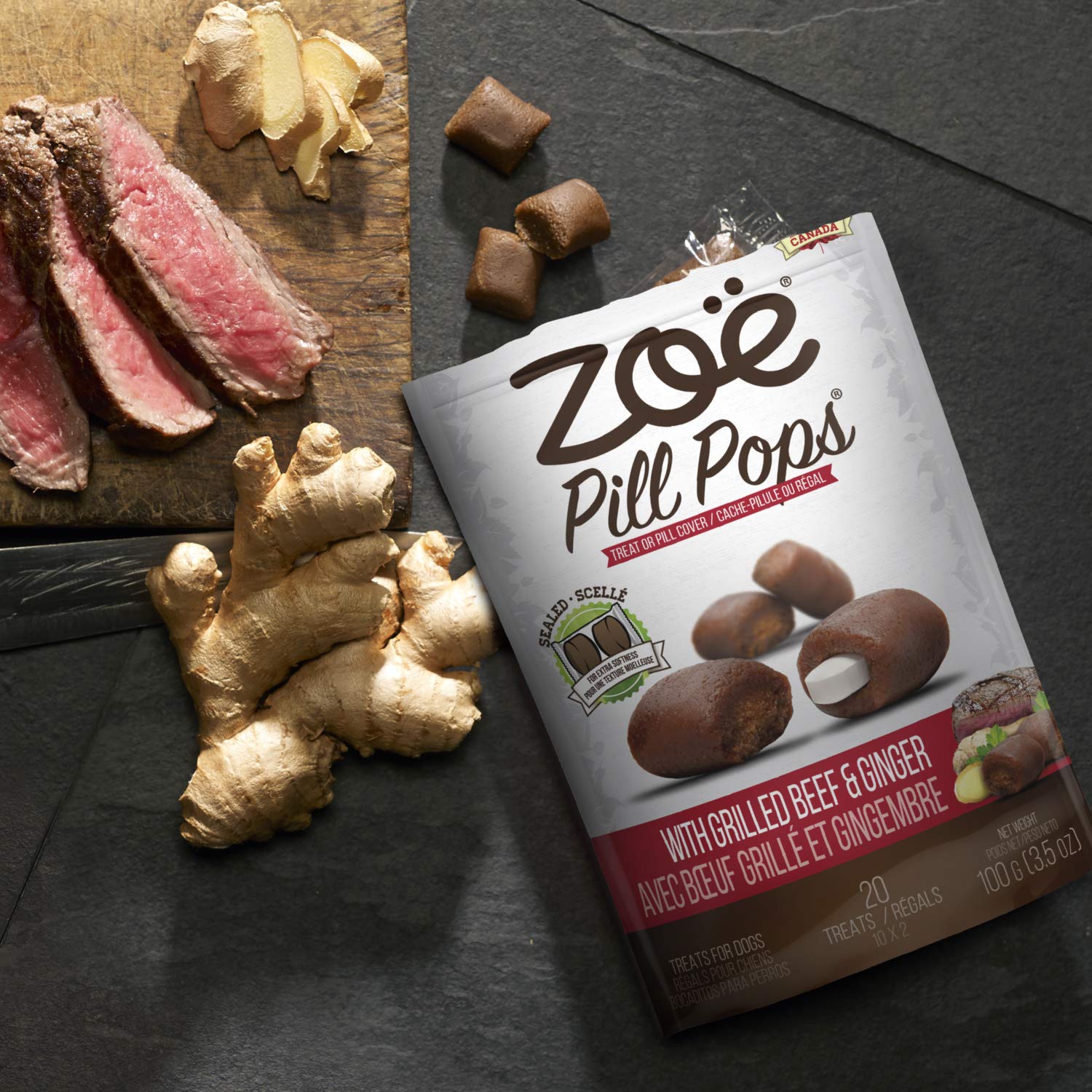 Zoë Pill Pops: textura suave y humeda para perros