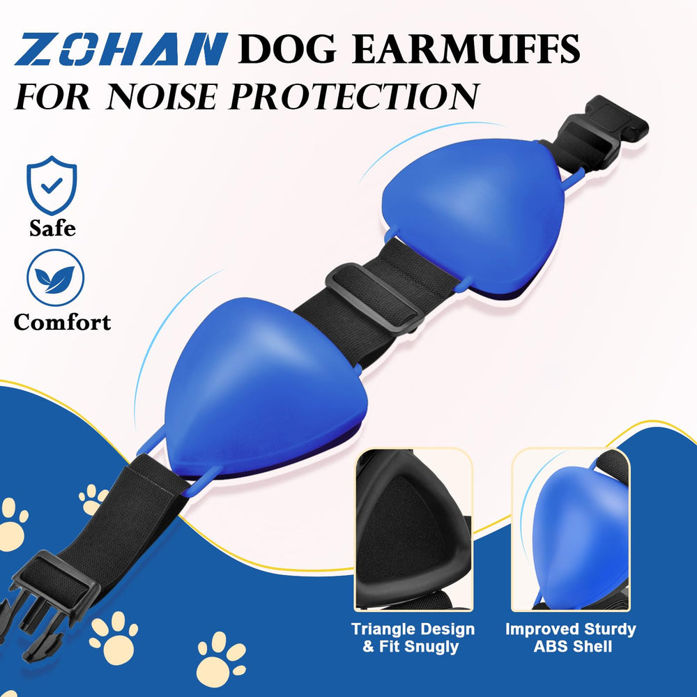ZOHAN orejeras para perros ofrecen ajuste cómodo para uso prolongado.