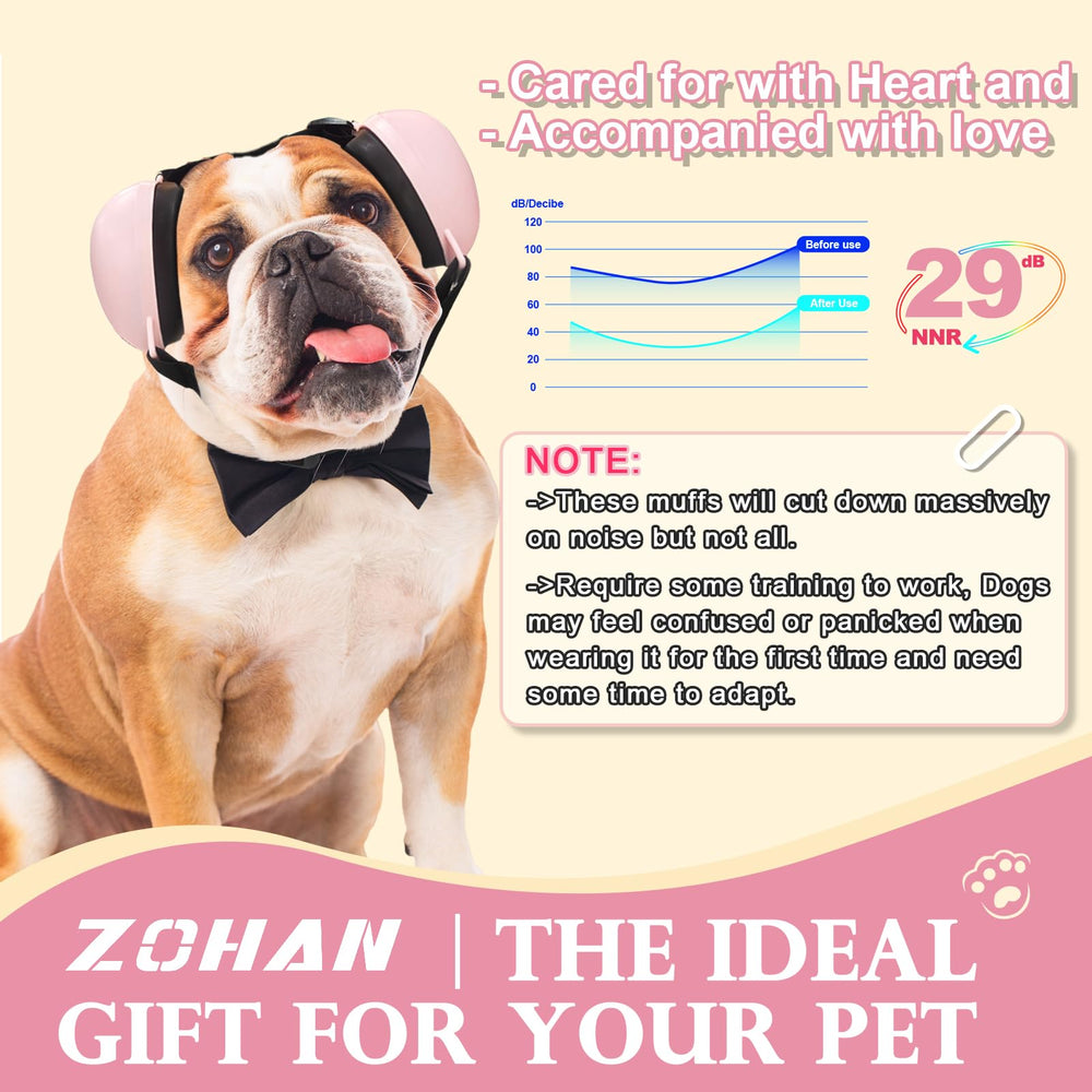 ZOHAN orejeras perro rosa M: servicio al cliente 24h y asistencia rápida.
