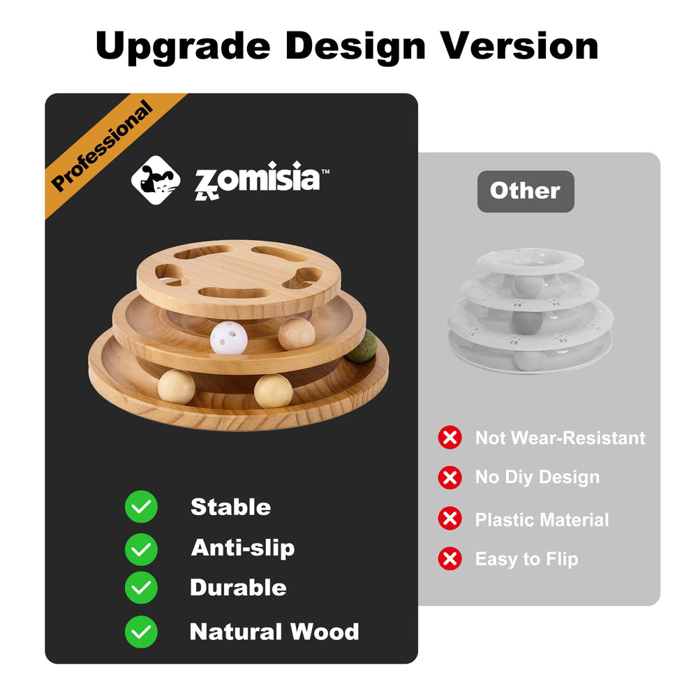 ZOMISIA 5 bolas de madera: variedad y ritmo para el juego.