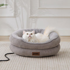 Cama caliente ZOMISIA para gatos en interior, descanso cómodo.