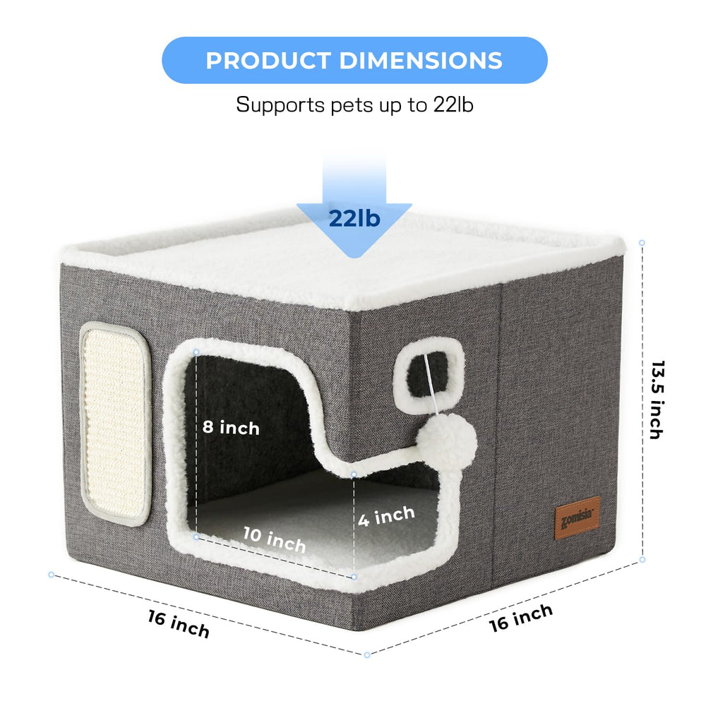 Cubo resistente de ZOMISIA con materiales aptos para mascotas