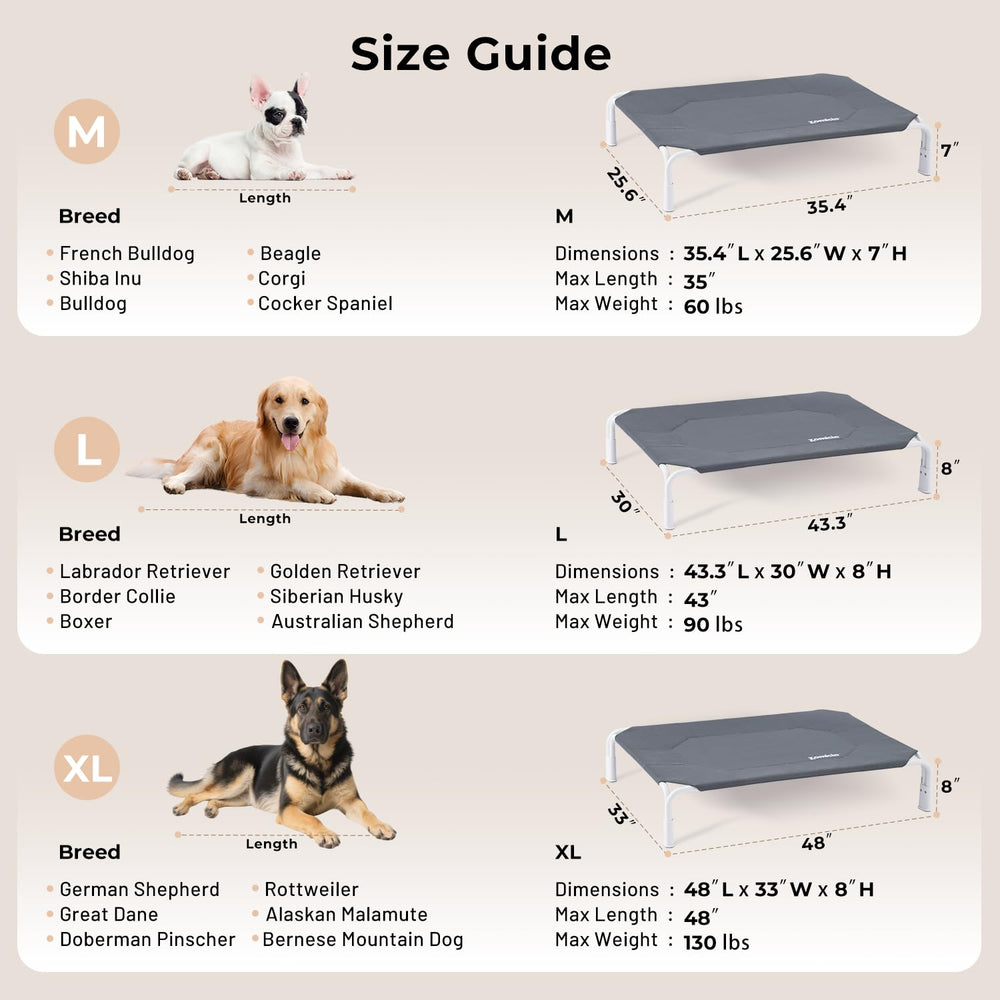 Cama para perros ZOMISIA, fácil limpieza con manguera o paño húmedo.