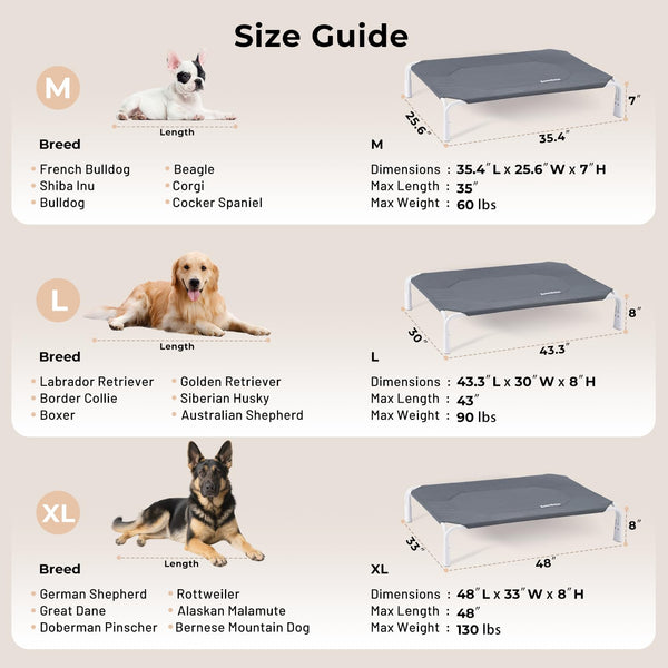 Cama para perros ZOMISIA, fácil limpieza con manguera o paño húmedo.