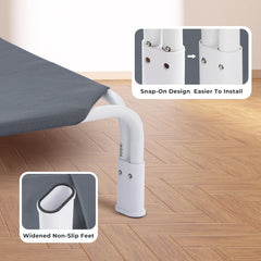 Cama para perros ZOMISIA, malla Teslin impermeable para uso interior y exterior.