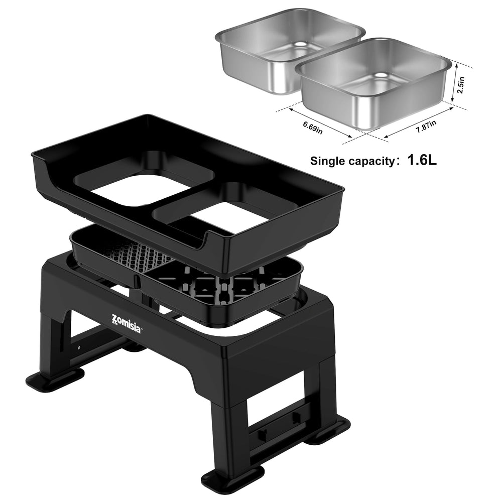 ZOMISIA diseño doble nivel desmontable para configuración flexible.