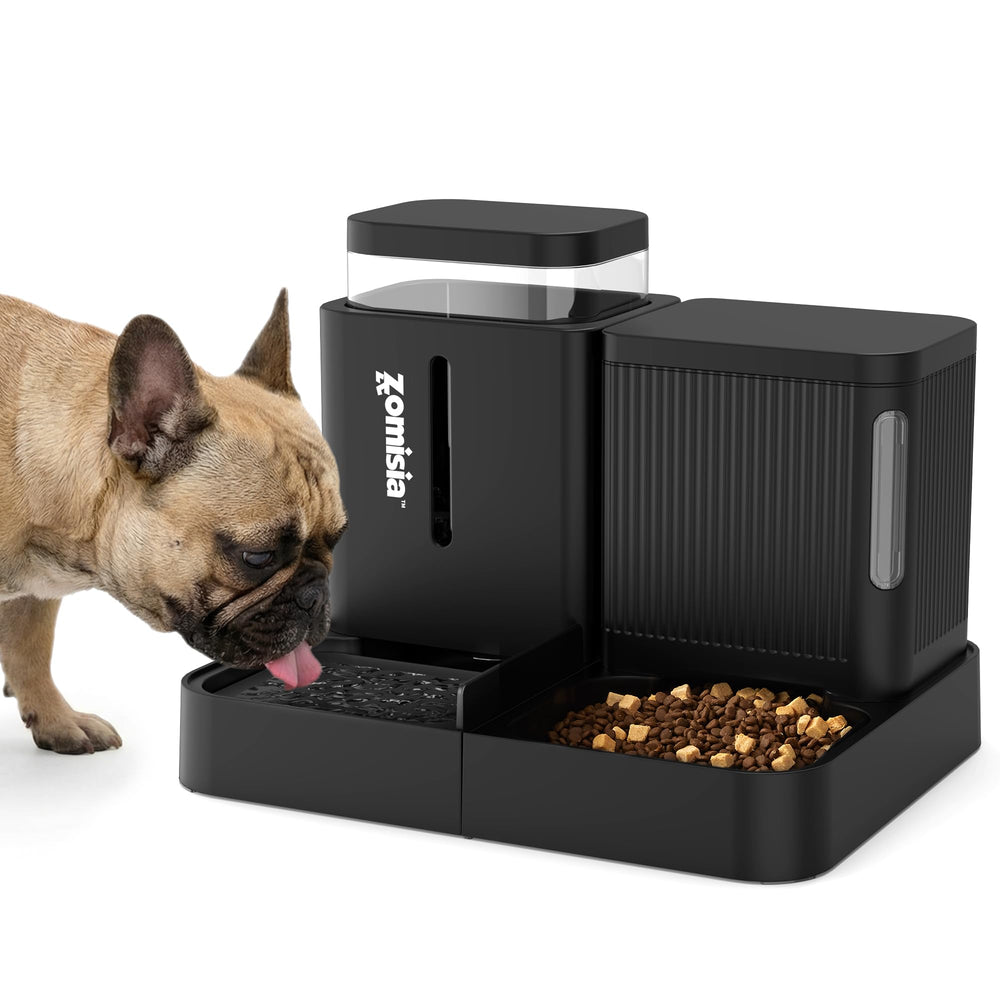 ZOMISIA dispensador de comida para perros con giro de 180 grados para mayor versatilidad.
