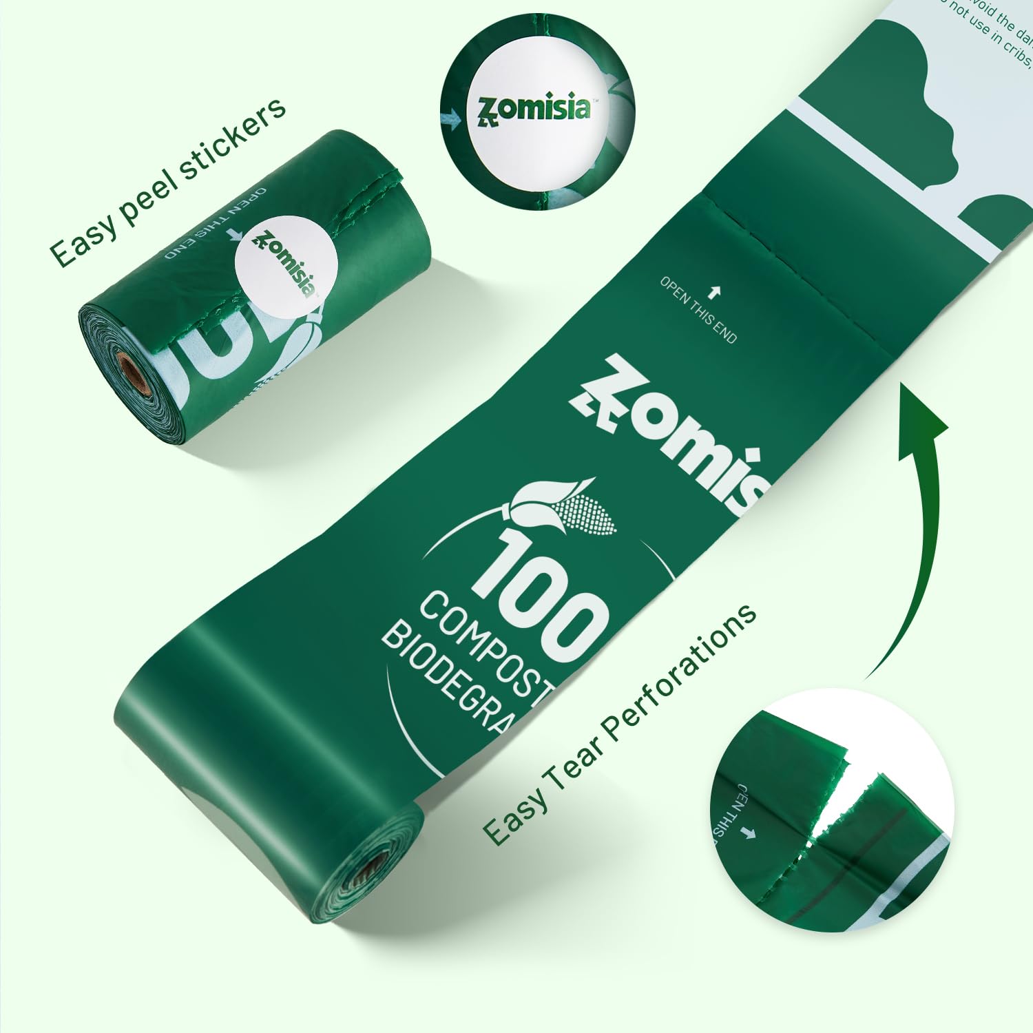 ZOMISIA dispensador con enganche para paseos diarios.