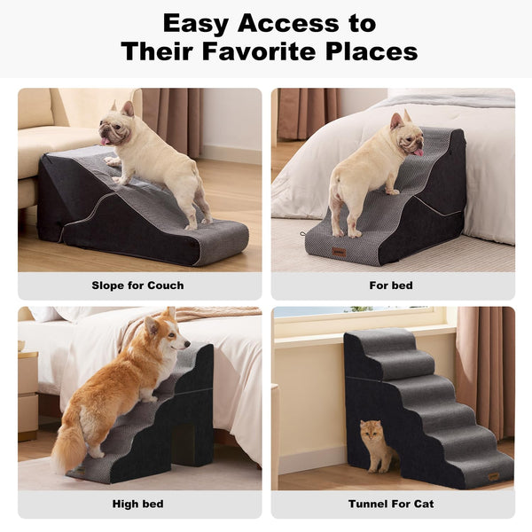 ZOMISIA espuma de alta densidad 35D, soporte estable para perros.