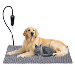 ZOMISIA almohadilla calor perro grande 35x24, confort cálido para noches frías