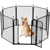 ZOMISIA jaula para perros interior con puerta, supervisión cómoda diaria.