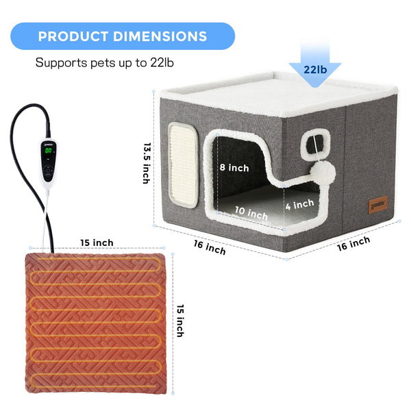 Plataforma superior amplia ZOMISIA para estirarse con comodidad