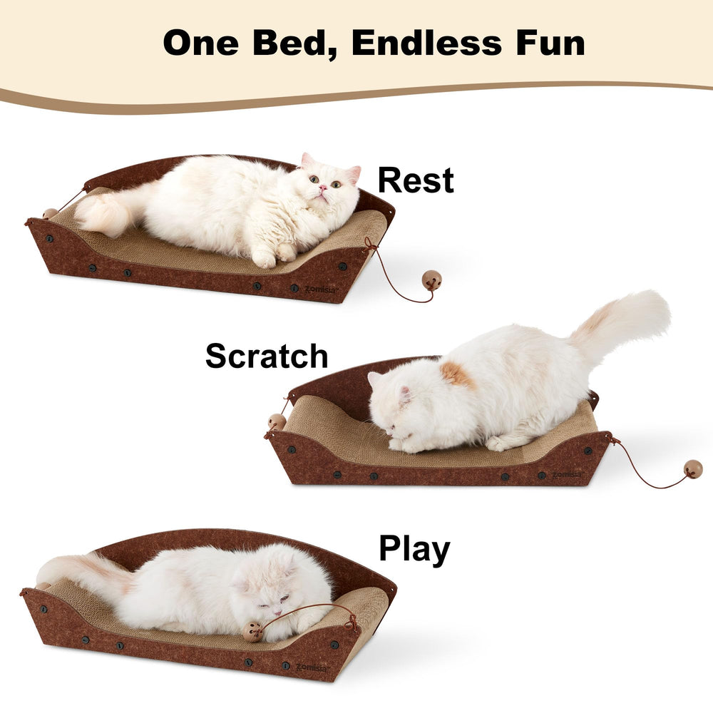 ZOMISIA uso en interiores, ideal para gatos que buscan un rincón cómodo.