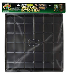 Zoo Med bandeja sustrato ReptiBreeze 24x24, fácil limpieza y control de derrames.