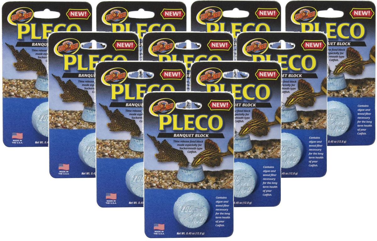 Zoo Med bloque pleco-banquet, liberación lenta para peces gato durante vacaciones