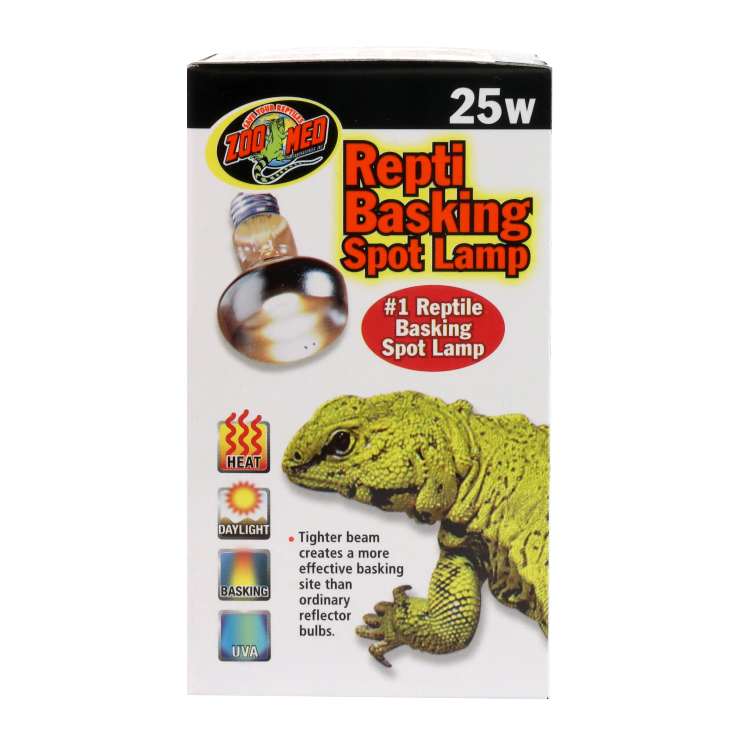 Lámpara Zoo Med para terrario, ayuda a mantener la temperatura estable.