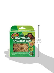 Zoo Med Musgo Sphagnum Nueva Zelanda, tres porciones, ideal como sustrato superior en terrarios naturalistas.