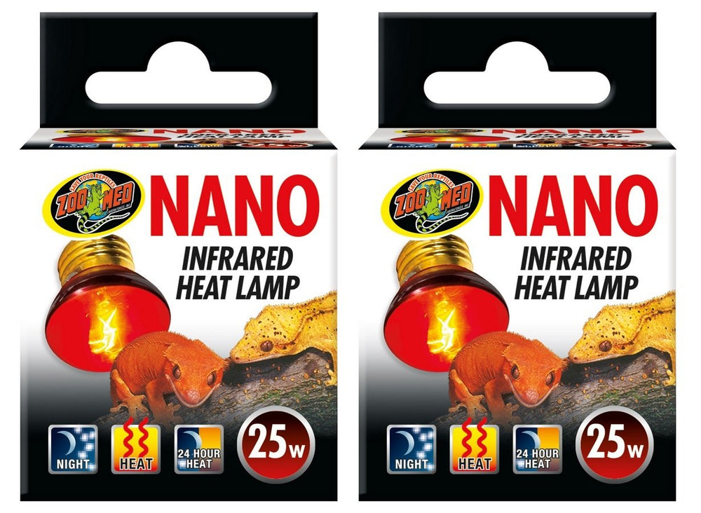 Lampara infrarroja Nano de Zoo Med para calor nocturno suave y observación silenciosa