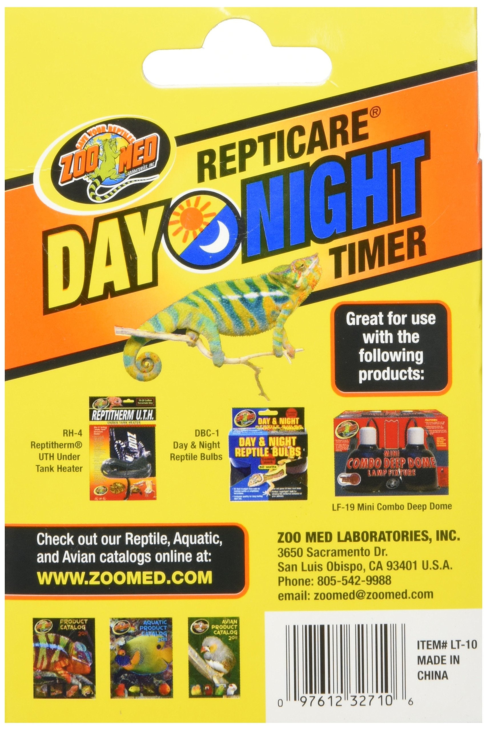 Zoo Med ReptiCare Timer con pantalla analógica y ajustes de 15 minutos