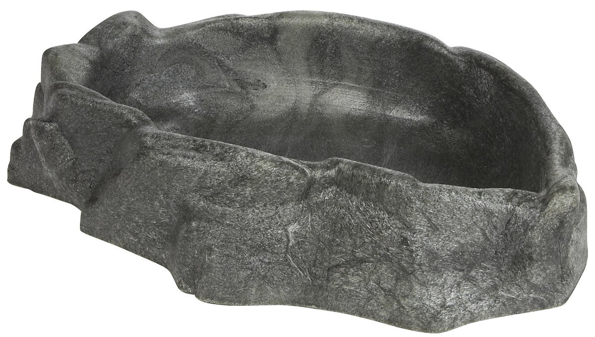 Zoo Med Reptile Rock cuenco de agua extra grande, seguro para reptiles y fácil de limpiar
