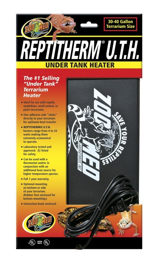 Zoo Med ReptiTherm, eficiencia energetica, ayuda a mantener temperaturas constantes.