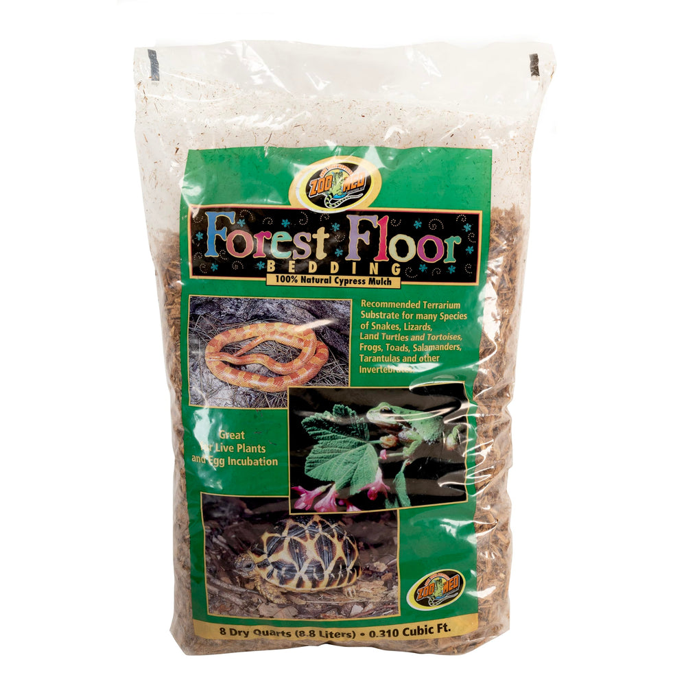 Zoo Med Forest Floor Bedding: sustrato de suelo bosque natural que retiene humedad