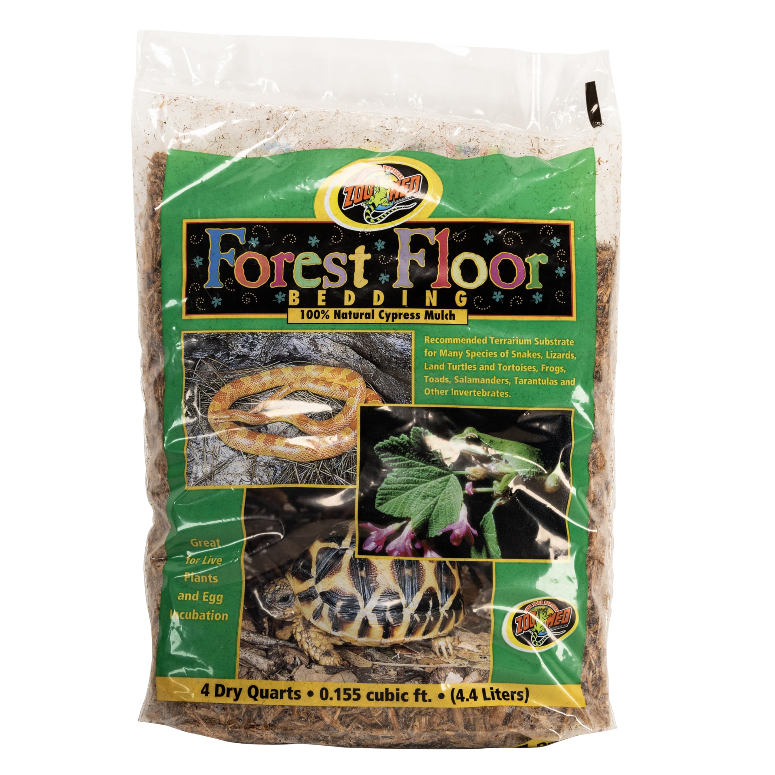 Zoo Med Forest Floor: sustrato suelo del bosque para terrarios que mantiene la humedad.