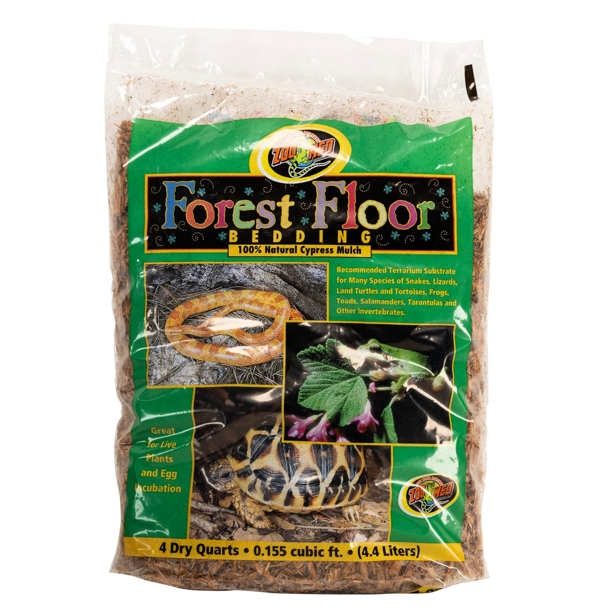 Zoo Med Forest Floor: sustrato suelo del bosque para terrarios que mantiene la humedad.