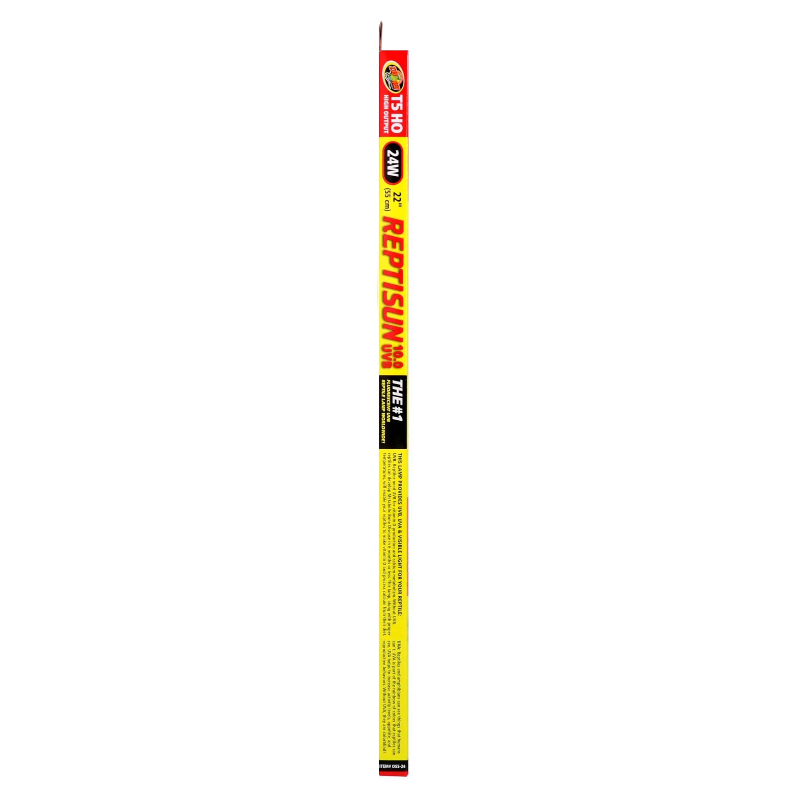 Conjunto de dos lámparas Zoo Med T5 HO ReptiSun 10.0 UVB para terrarios