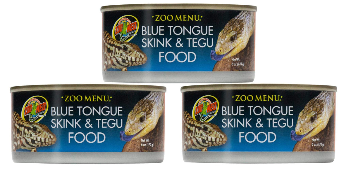 Zoo Med Zoo Menu: alimento para lengua azul y tegus, ideal para reptiles grandes.