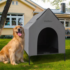 Zooba: casa para perro grande, interior exterior, refugio espacioso para mascotas activas