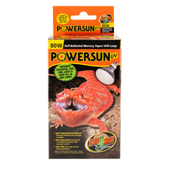 Zoo Med PowerSun UV 80W emite UV y calor para terrarios