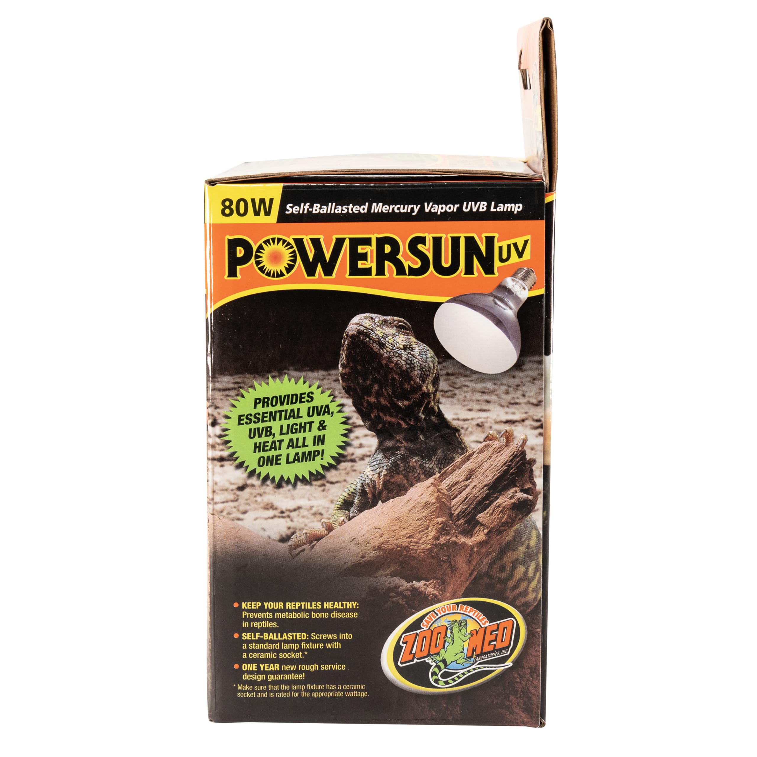 PowerSun UV 80W roscas niqueladas resistentes a la corrosión