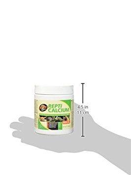 Zoo Med Reptile Calcium con cucharilla de medición para una dosificación consistente.