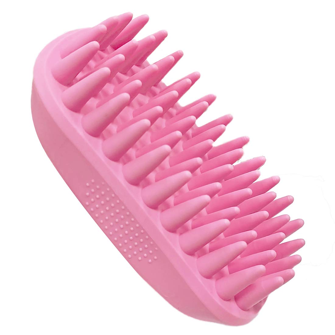 ZOOPOLR cepillo champú silicona para gatos, pelos sueltos se eliminan con facilidad.