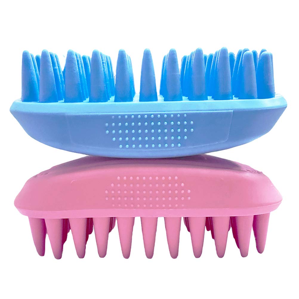 ZOOPOLR cepillo ergonómico, agarre seguro para uso mojado.