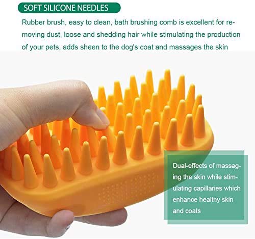 Para perros y gatos, facilita un baño más suave y agradable.
