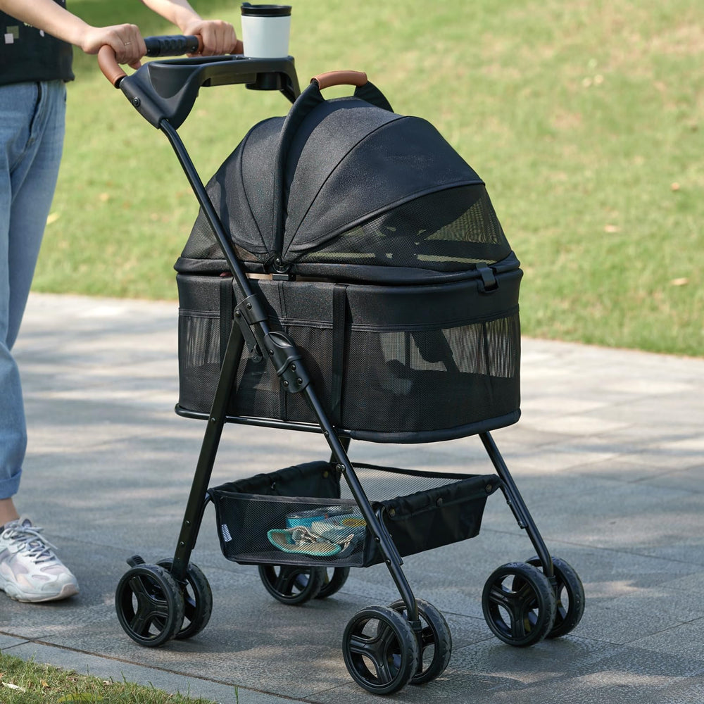Zoosky 3 en 1 cesta de almacenamiento y portavasos para salidas