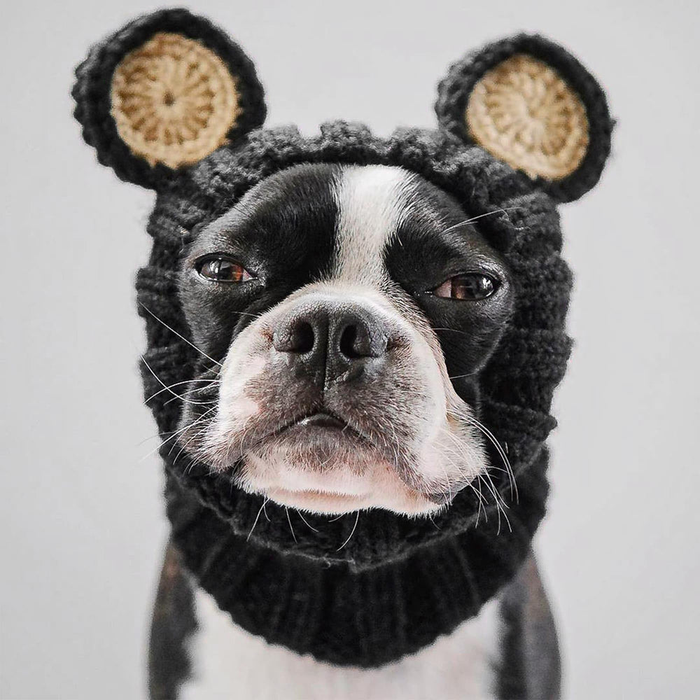 Textura de tejido tricotado de Zoo Snoods para mascota