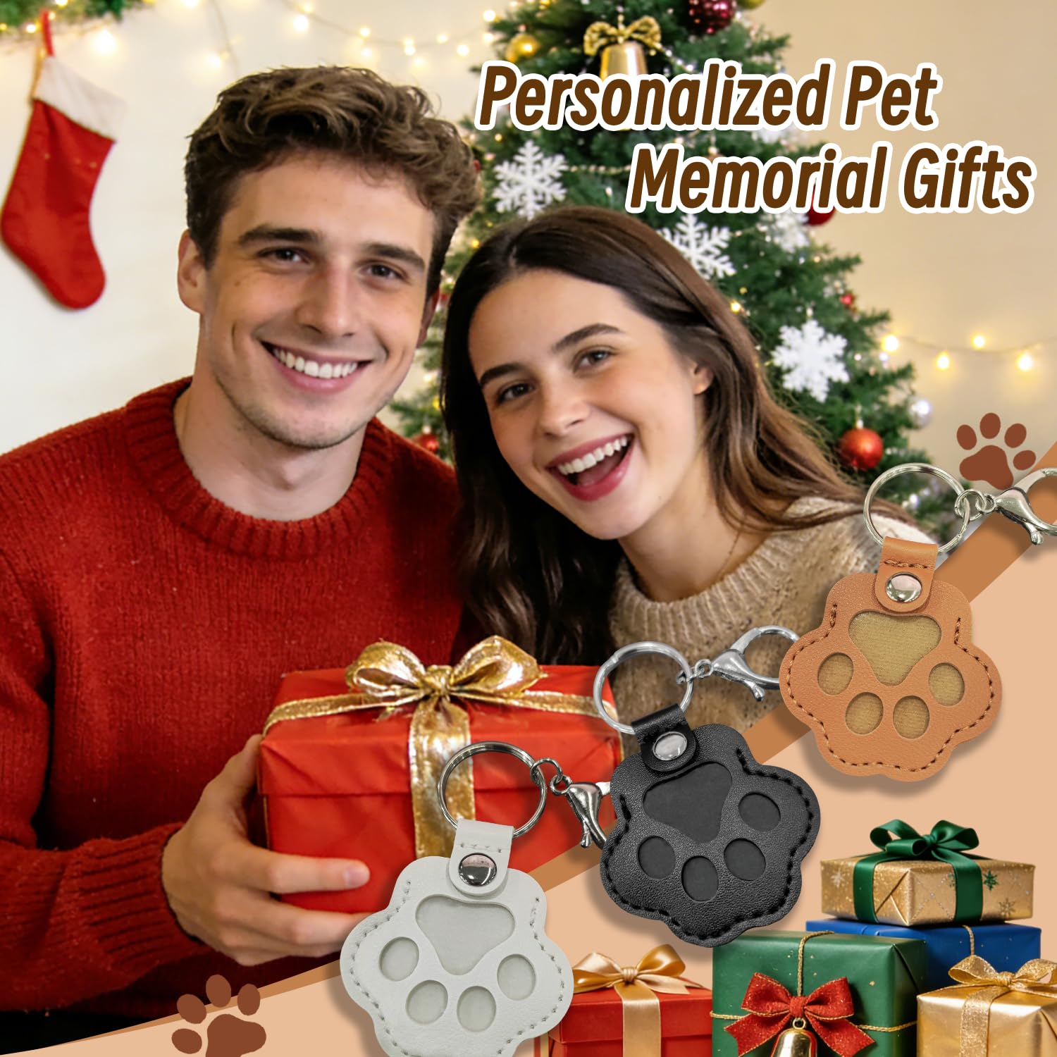 ZooWhale llavero pelo mascota regalo para amantes de perros y gatos.