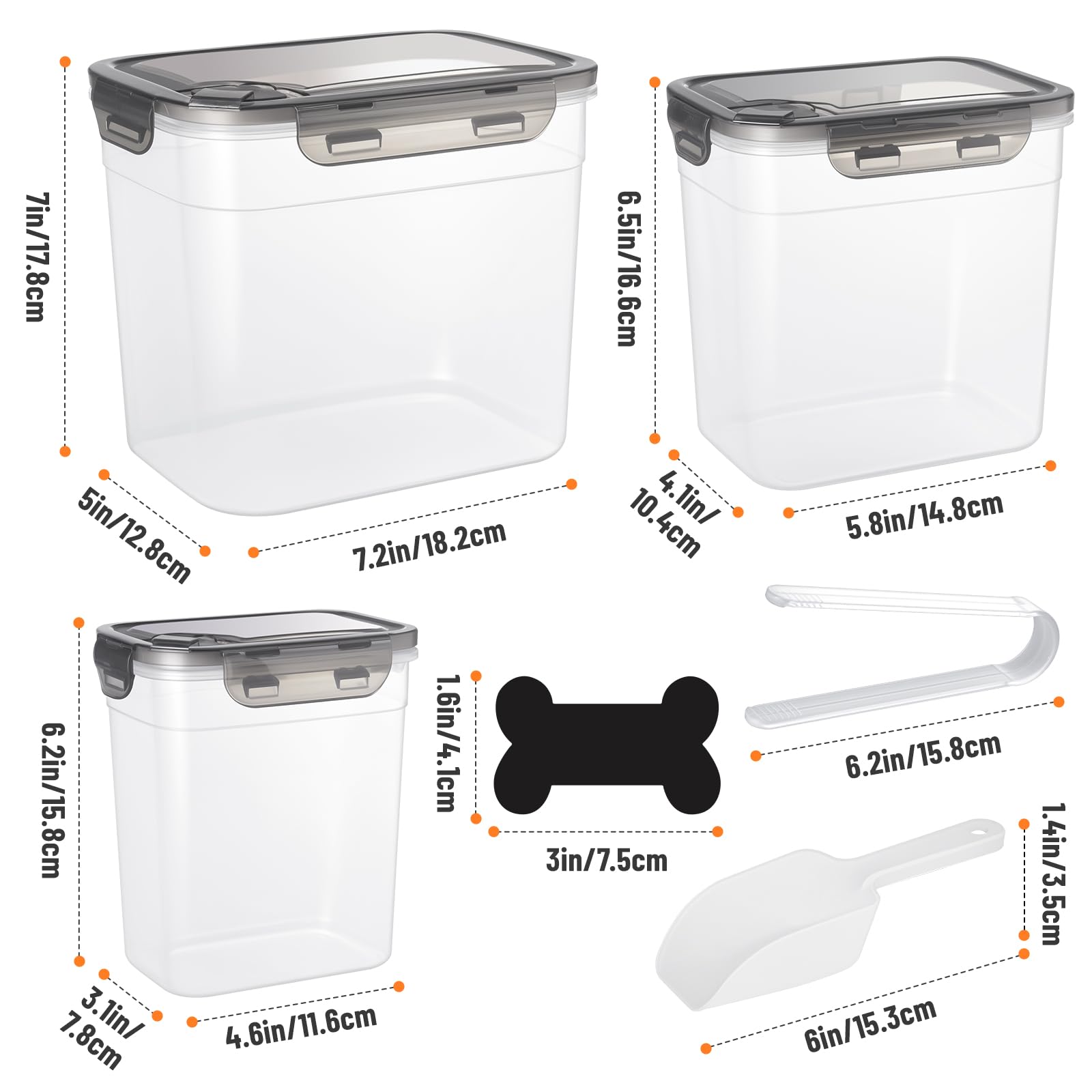 Diseño transparente de ZooZoo para ordenar la comida de tu perro.