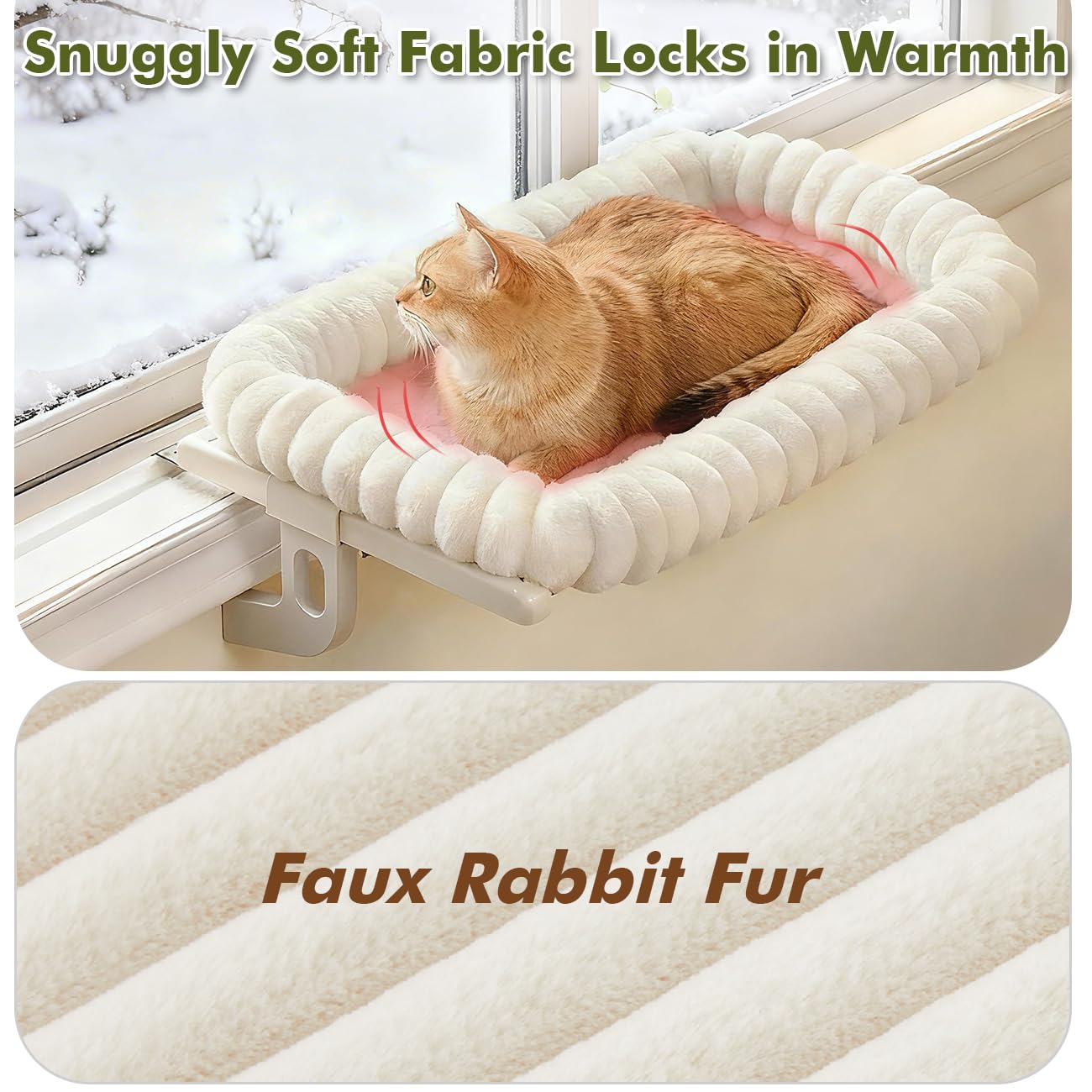 Cama para gatos en interior: concepto de refugio cercano al hogar.