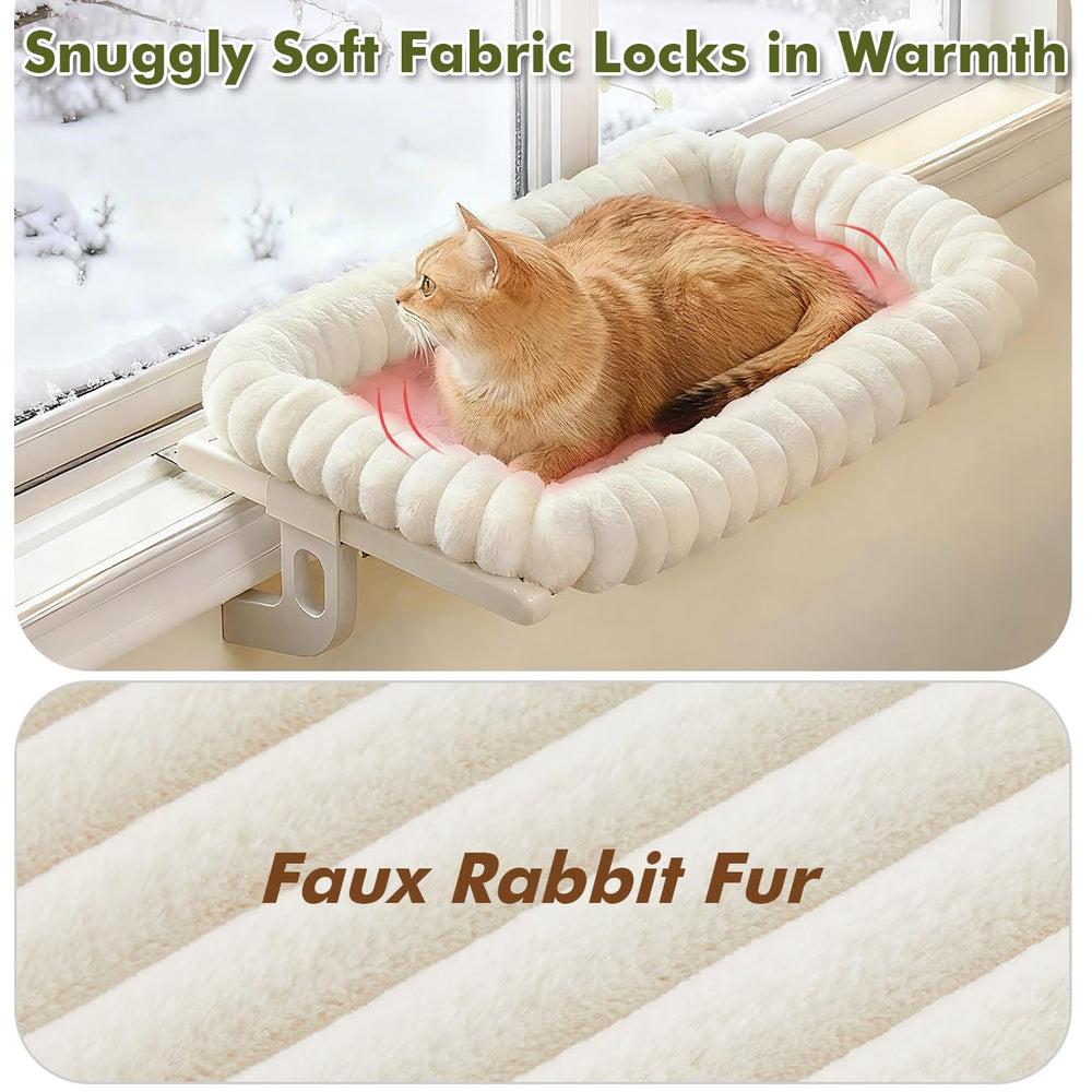 Cama para gatos en interior: concepto de refugio cercano al hogar.
