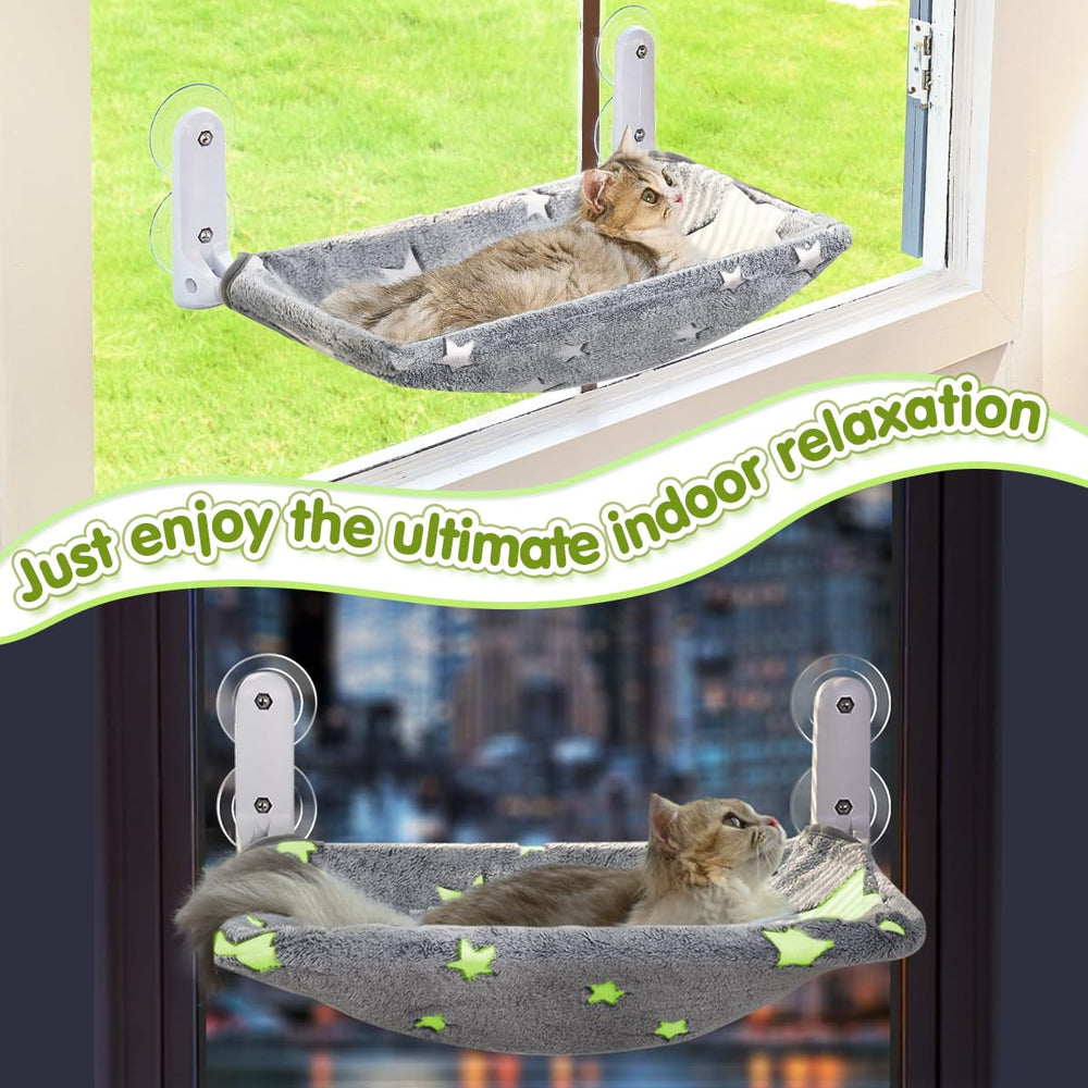 Zoratoo cama-hamaca-ventana uso interior, permite observar el exterior con seguridad