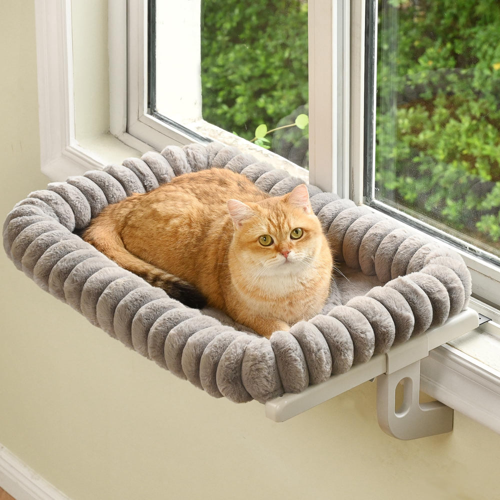 Zoratoo Cloud-Cuddle, soporte de ventana para gatos, descanso cómodo mientras mira fuera