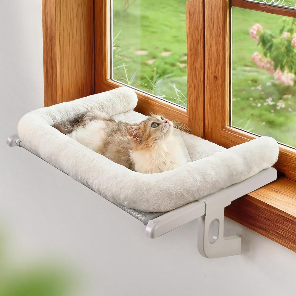 Cama colgante Zoratoo para ventana con cojín grande para siestas