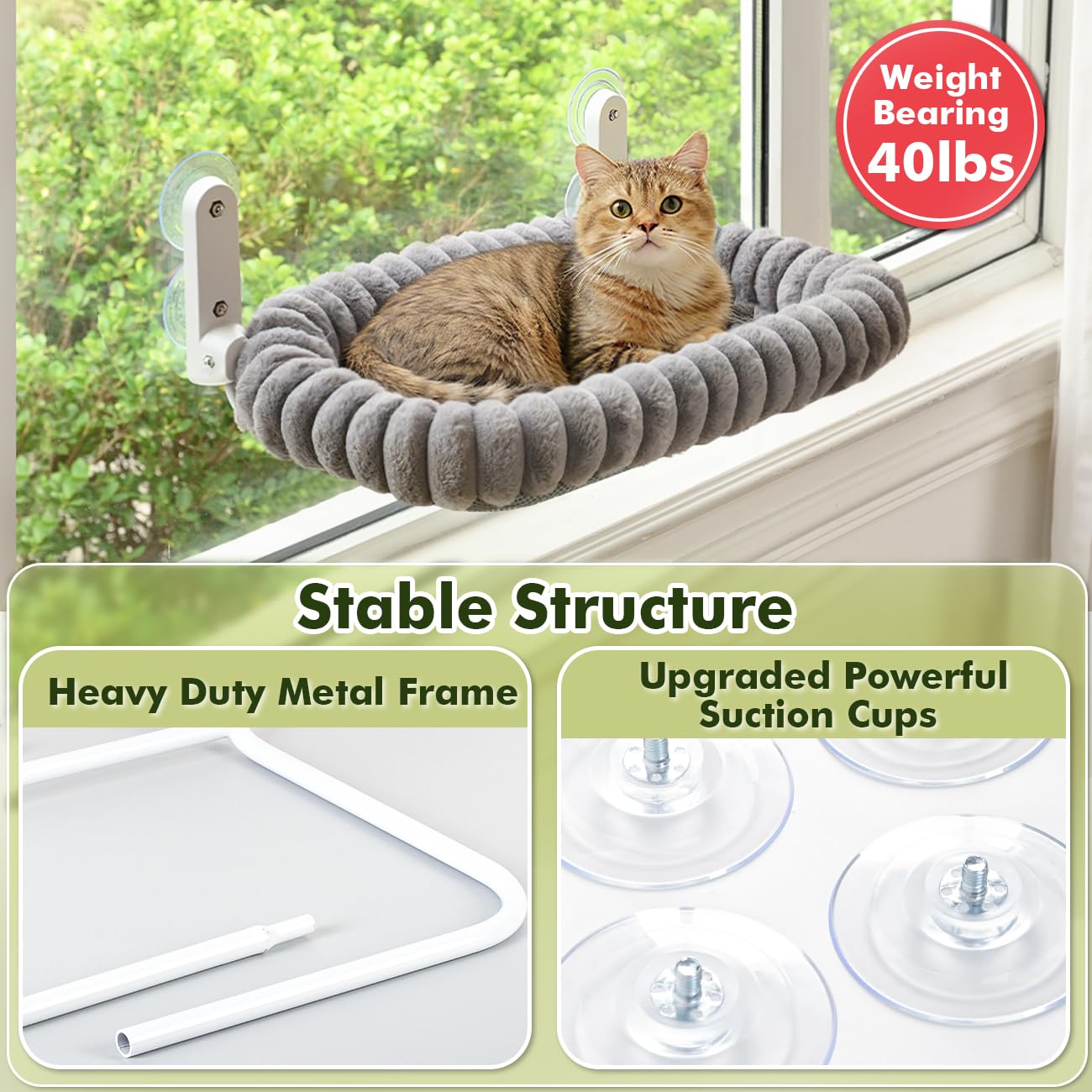 Zoratoo: percha-ventana-gato repuestos disponibles para reemplazos y accesorios.
