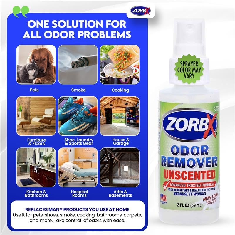 Neutralizador de olores ZORBX para tiendas y salones